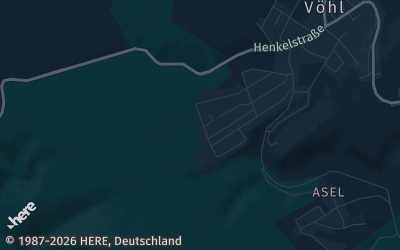 Heizung Map of Vöhl