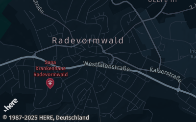 Heizung Map of Radevormwald
