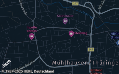 Heizung Map of Mühlhausen / Thüringen