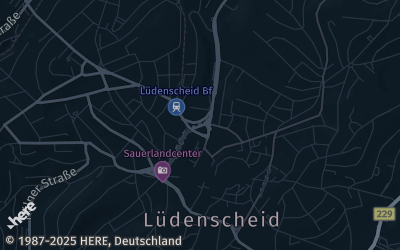 Heizung Map of Lüdenscheid