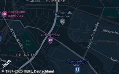 Heizung Map of Düsseldorf