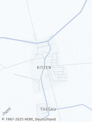 Here Map of Kitzen bei Leipzig