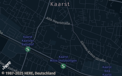 Heizung Map of Kaarst