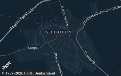 Heizung Map of Schlotheim