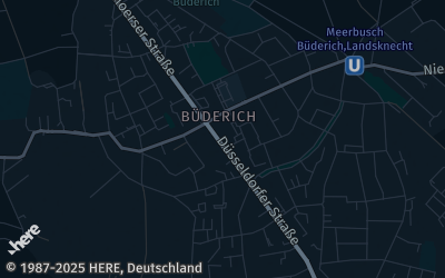 Heizung Map of Meerbusch