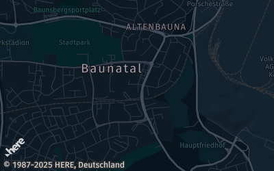 Heizung Map of Baunatal