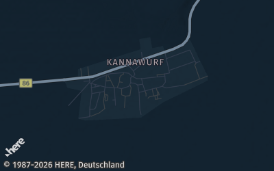 Heizung Map of Kannawurf