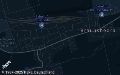 Heizung Map of Braunsbedra