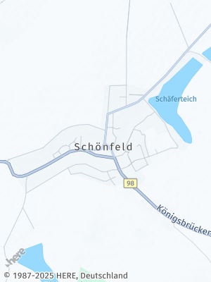 Here Map of Schönfeld bei Großenhain