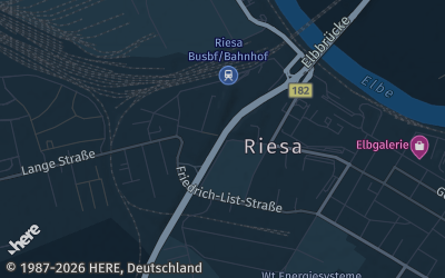 Heizung Map of Riesa