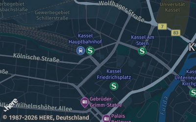Heizung Map of Kassel