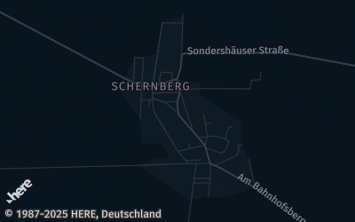 Heizung Map of Schernberg bei Ebeleben