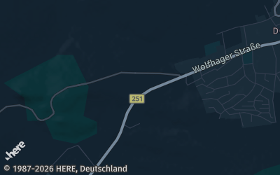 Heizung Map of Habichtswald