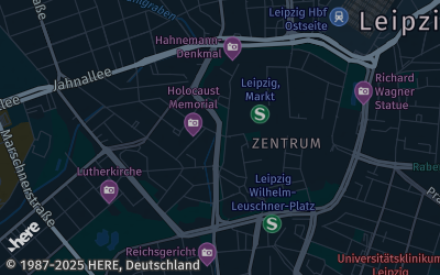 Heizung Map of Leipzig
