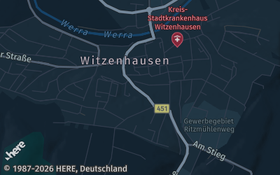 Heizung Map of Witzenhausen