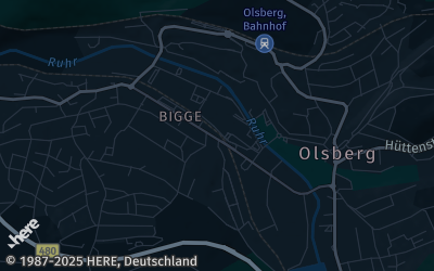 Heizung Map of Olsberg