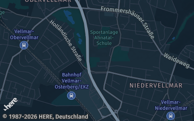 Heizung Map of Vellmar