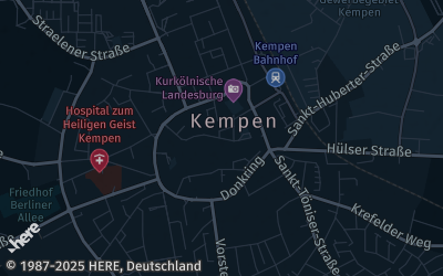 Heizung Map of Kempen