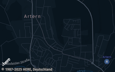 Heizung Map of Artern / Unstrut