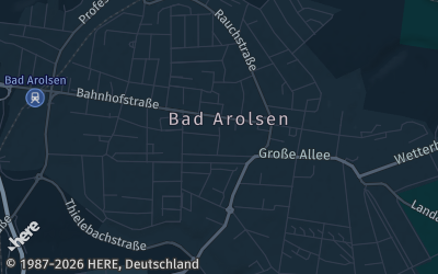 Heizung Map of Bad Arolsen