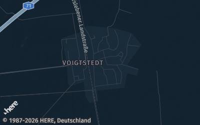 Heizung Map of Voigtstedt