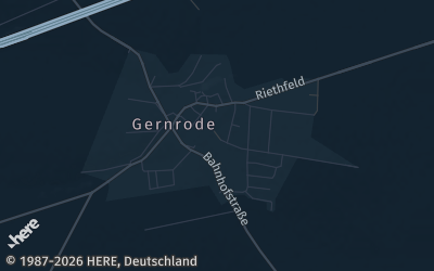 Heizung Map of Gernrode bei Leinefelde