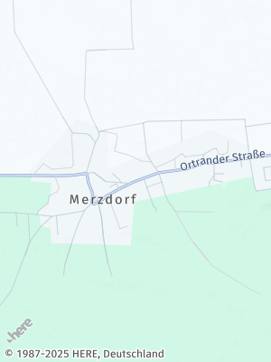 Here Map of Merzdorf bei Elsterwerda