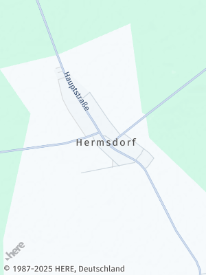 Here Map of Hermsdorf bei Ruhland