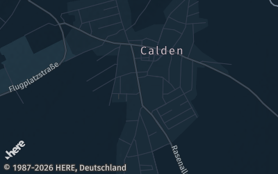 Heizung Map of Calden