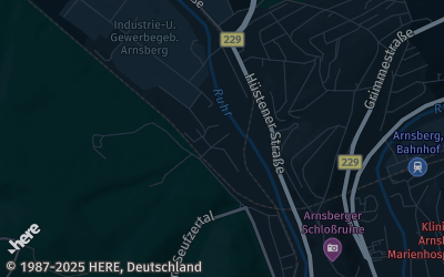 Heizung Map of Arnsberg