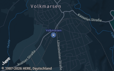 Heizung Map of Volkmarsen