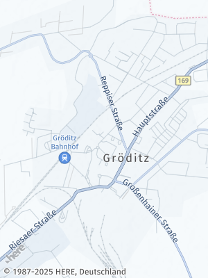 Here Map of Gröditz bei Riesa