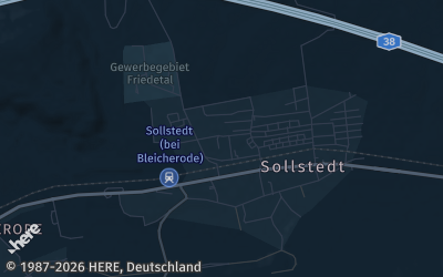 Heizung Map of Sollstedt
