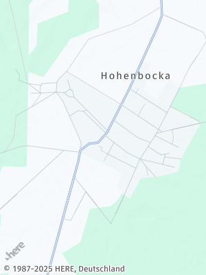Here Map of Hohenbocka