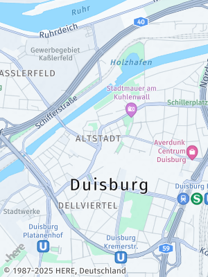 Here Map of Duisburg