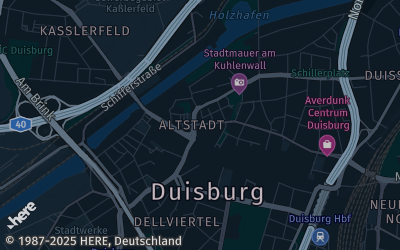 Heizung Map of Duisburg