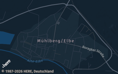 Heizung Map of Mühlberg / Elbe