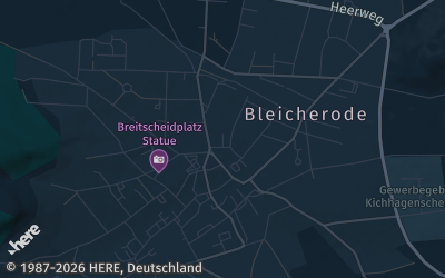 Heizung Map of Bleicherode