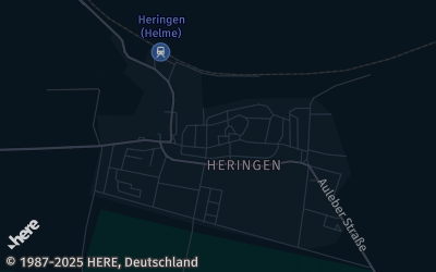Heizung Map of Heringen / Helme