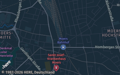 Heizung Map of Moers