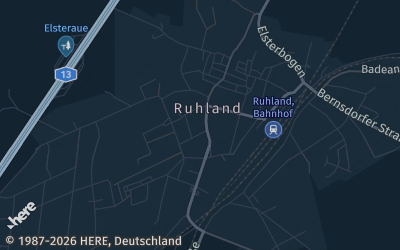 Heizung Map of Ruhland