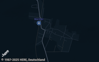Heizung Map of Werther bei Nordhausen