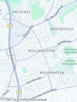 Here Map of Wellinghofen