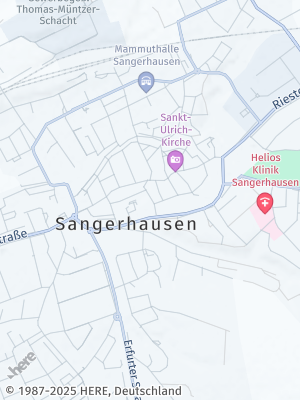 Here Map of Sangerhausen
