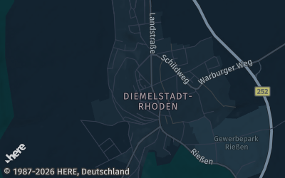 Heizung Map of Diemelstadt