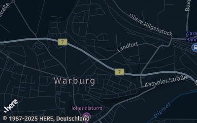 Heizung Map of Warburg