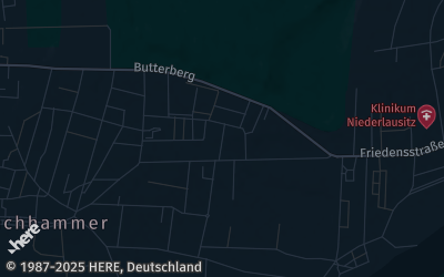 Heizung Map of Lauchhammer