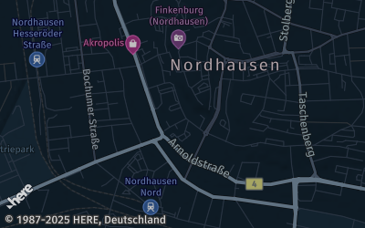 Heizung Map of Nordhausen