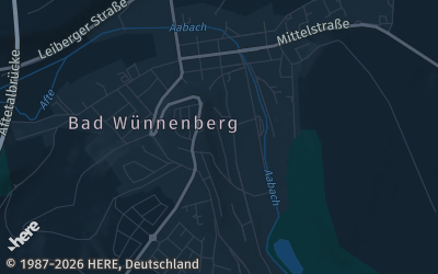 Heizung Map of Bad Wünnenberg