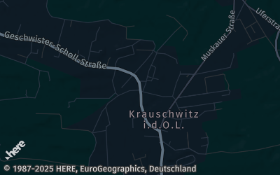 Heizung Map of Krauschwitz